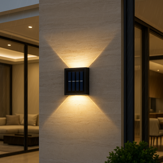 Solar-powered outdoor light with dusk detection – Waterproof garden lamp for stylish outdoor lighting 0