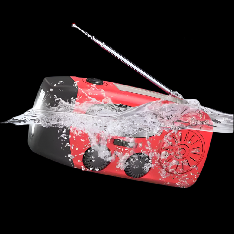 SolarWave | Solar-Powered Emergency Hand Crank Radio for Outdoor Use 7