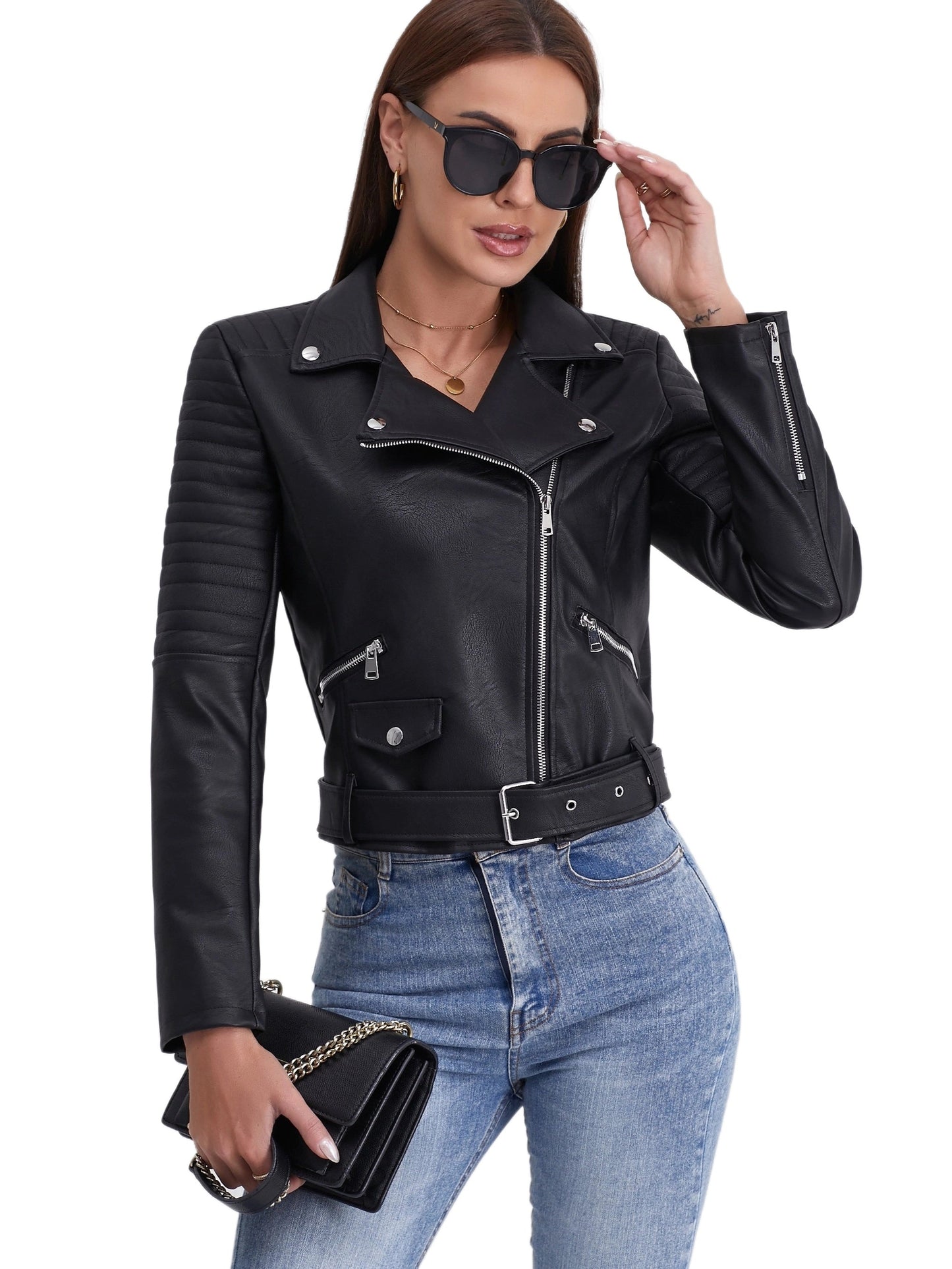 Sophia | Trendy Biker Jacket 2