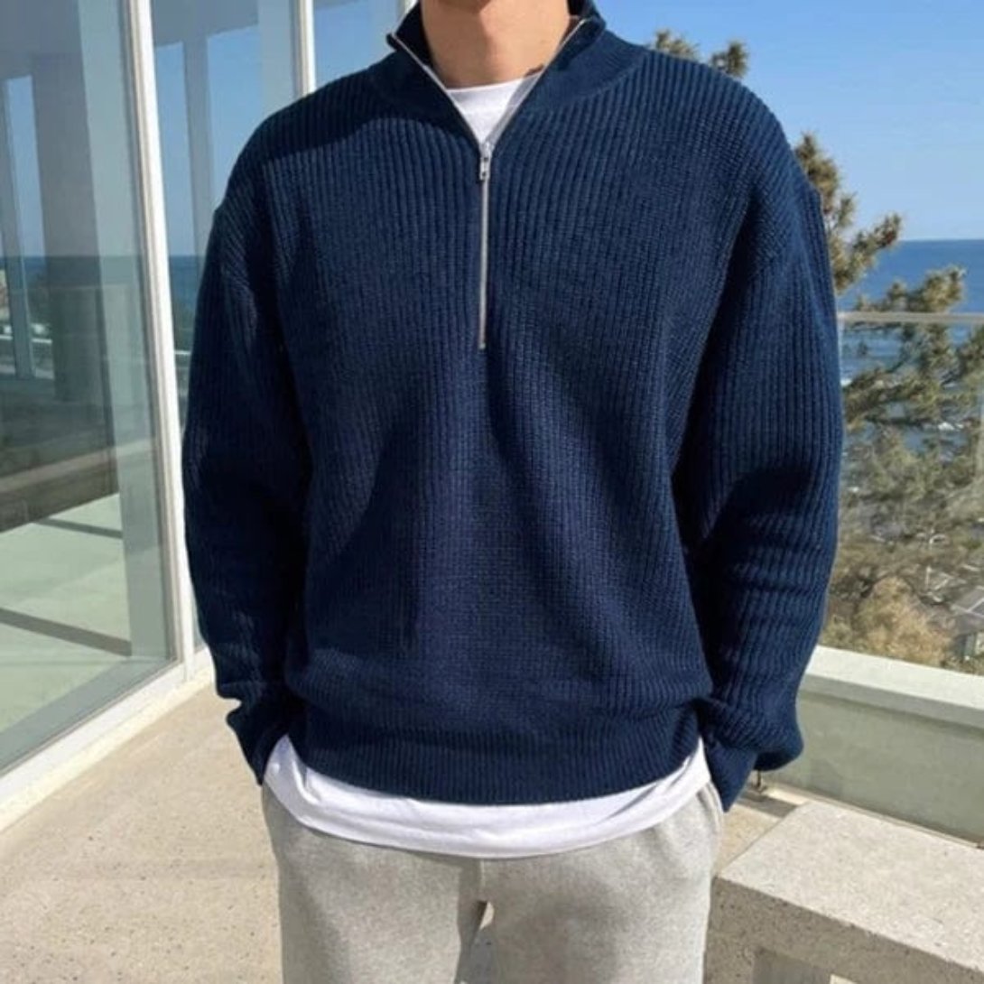 Stephen | Essential Quarter-Zip Knit Sweater 2