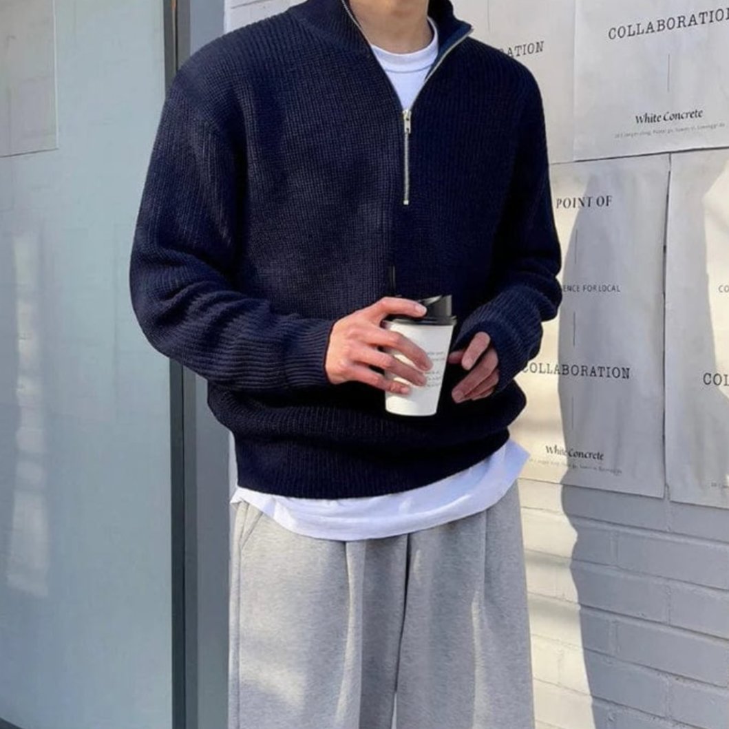 Stephen | Essential Quarter-Zip Knit Sweater 3