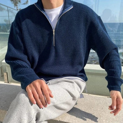 Stephen | Essential Quarter-Zip Knit Sweater 5