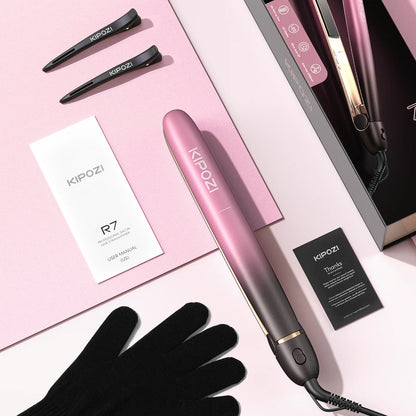 StyleLux - Rose Gold Hair Straightener & Curler 4
