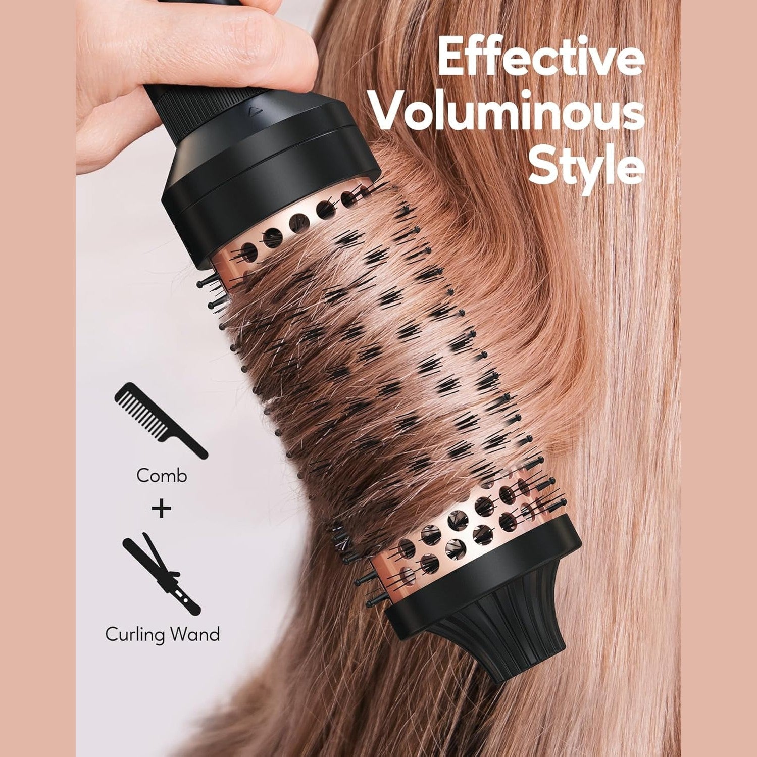 StyleSphere | 3-in-1 Ionic Hair Styler for Smooth, Shiny, and Frizz-Free Curls 5