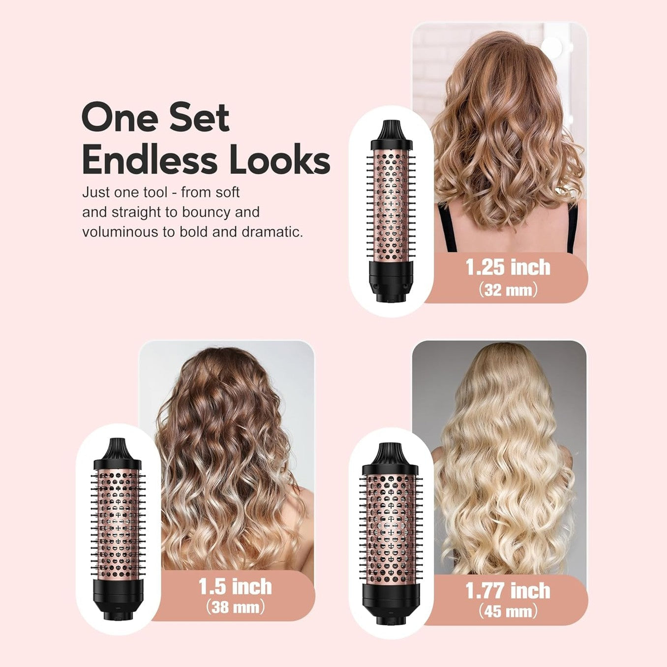 StyleSphere | 3-in-1 Ionic Hair Styler for Smooth, Shiny, and Frizz-Free Curls 6