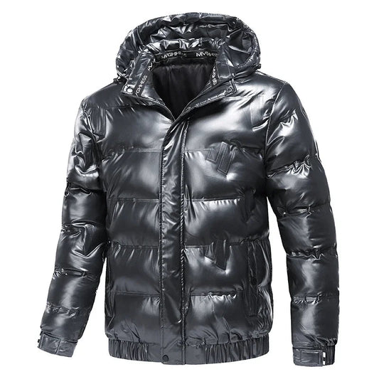 Stylish men's down jacket with hood | Winter 0