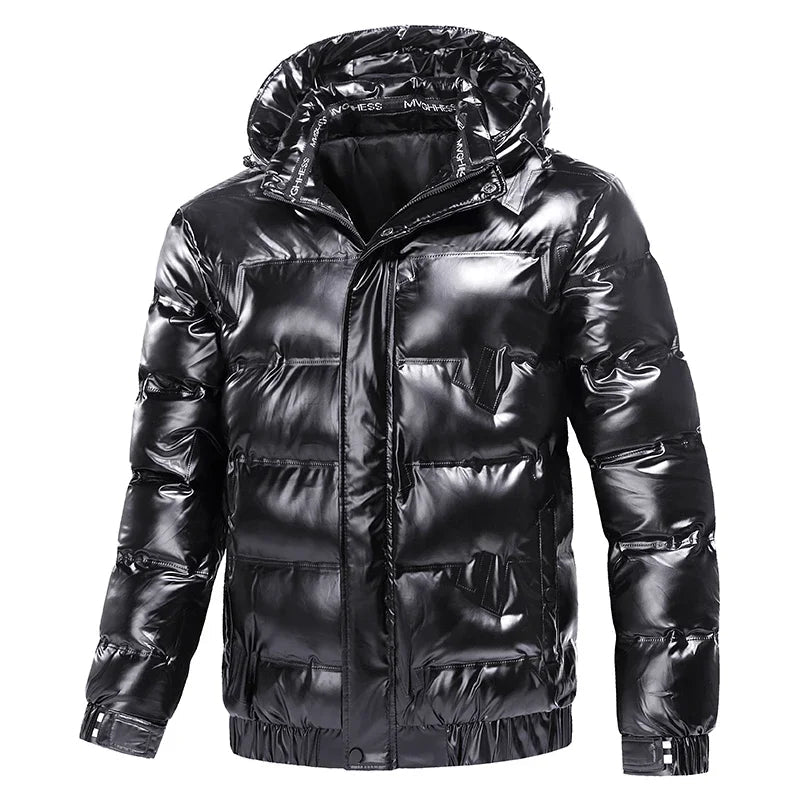 Stylish men's down jacket with hood | Winter 1