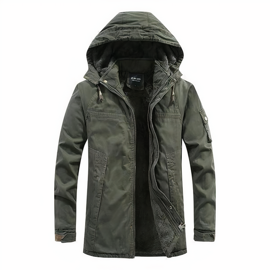 Stylish winter jacket with hood for men | Warm 0