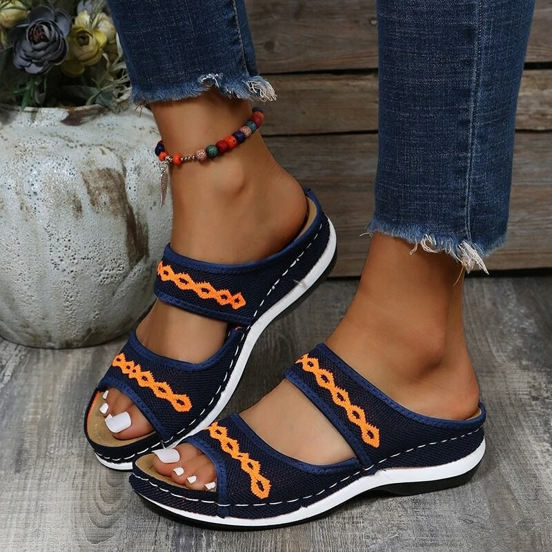 DEBBRA | Unique Orthopedic Leather Sandals-2