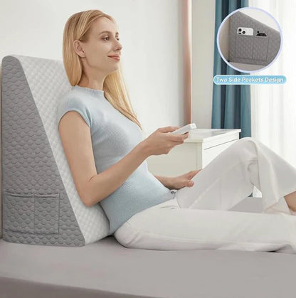 The Premium Wedge Pillow – Elevate Your Sleep & Breathe Easier 5