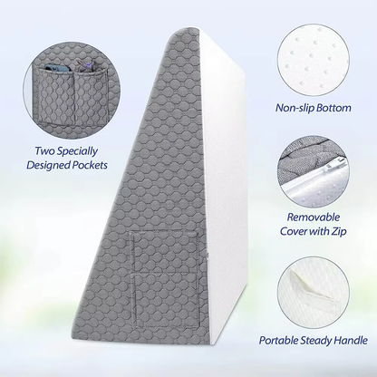 The Premium Wedge Pillow – Elevate Your Sleep & Breathe Easier 8