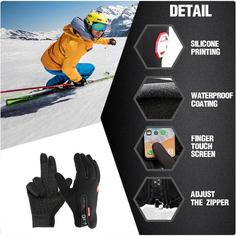 Thermal Gloves Warming Cycling Bike Ski Gloves for Men and Women 6