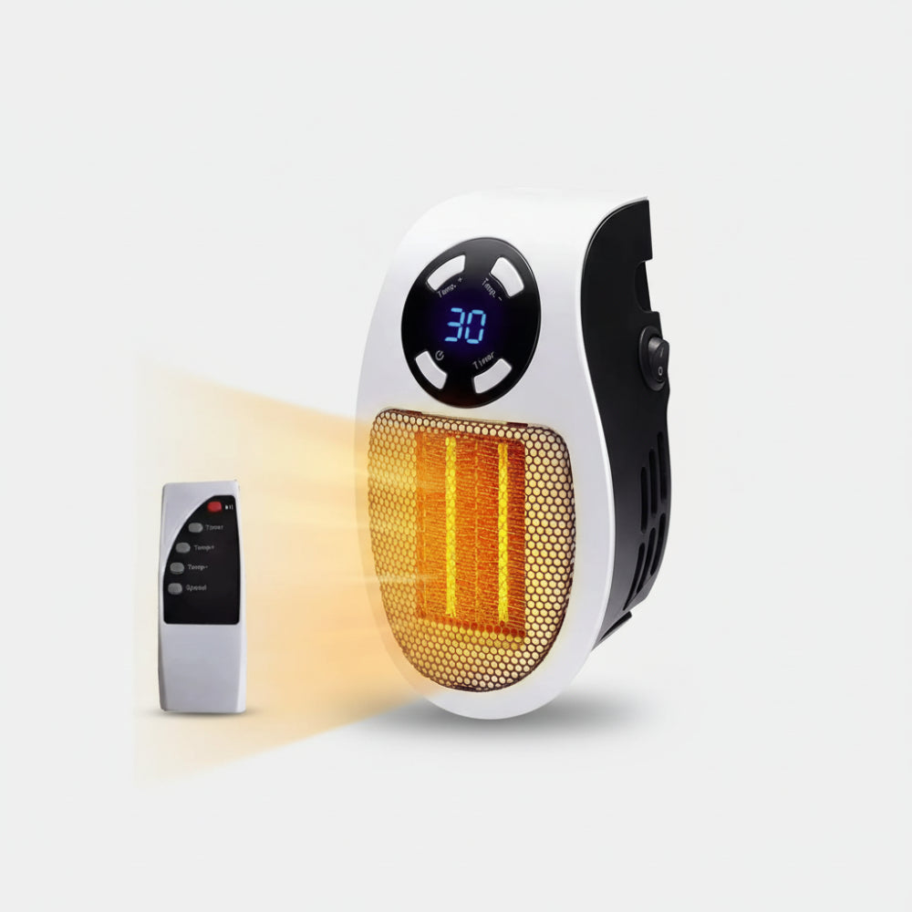 ThermoWave | Wall-Mounted Ceramic Heater with Remote Control and Fast Heating 1