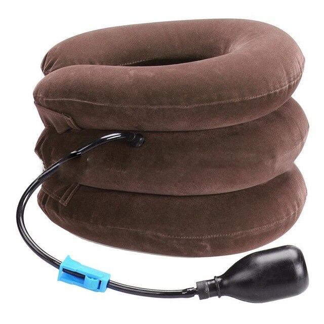 Three Layers Cervical Neck Traction Inflatable Pillow 6