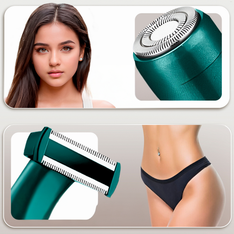 TrimEase - 4-in-1 Bikini Trimmer in Classic Green 1