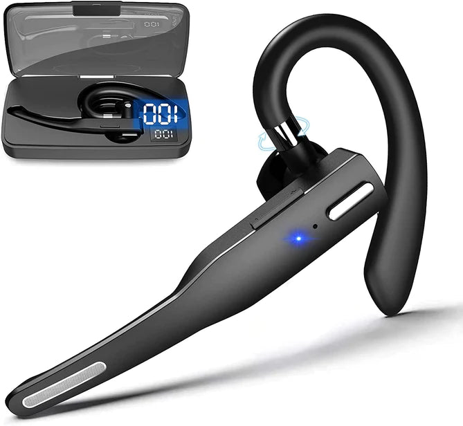 Trucker Dual Mic Wireless Bluetooth 5.1 Noise Cancelling Headset/Earpiece 0