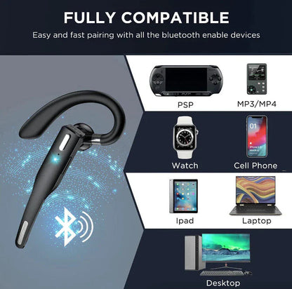Trucker Dual Mic Wireless Bluetooth 5.1 Noise Cancelling Headset/Earpiece 5