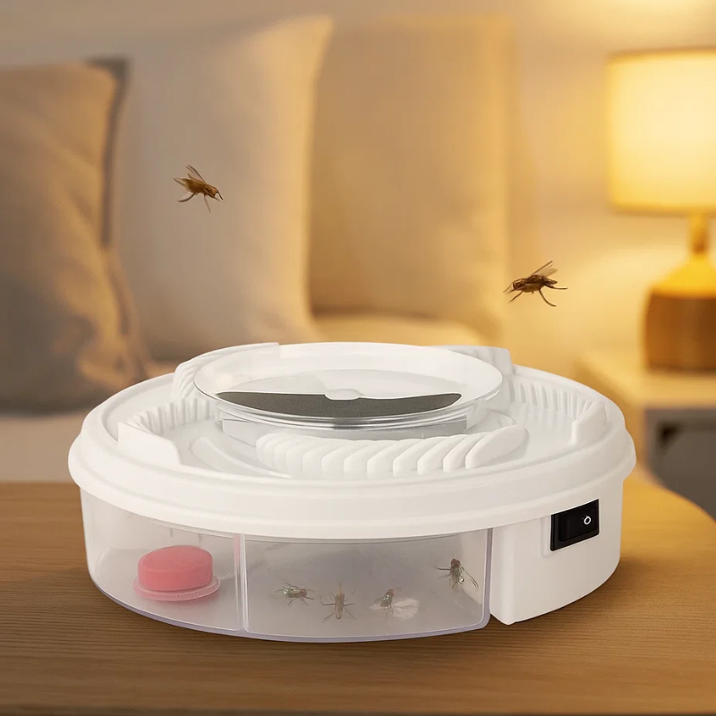 USB Silent Fly Trap | Eco-Friendly, Non-Toxic & Effective for Home and Outdoor Use 0