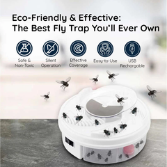 USB Silent Fly Trap | Eco-Friendly, Non-Toxic & Effective for Home and Outdoor Use 2