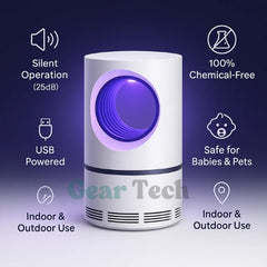 UV Light Insect Trap - Indoor/Outdoor Mosquito & Fly Killer for Effective Pest Control Solutions 2