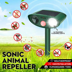 Ultrasonic Chipmunk Repeller - Solar Powered - Get Rid of Chipmunks in 48 Hours 2