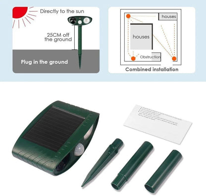 Ultrasonic Chipmunk Repeller - Solar Powered - Get Rid of Chipmunks in 48 Hours 5