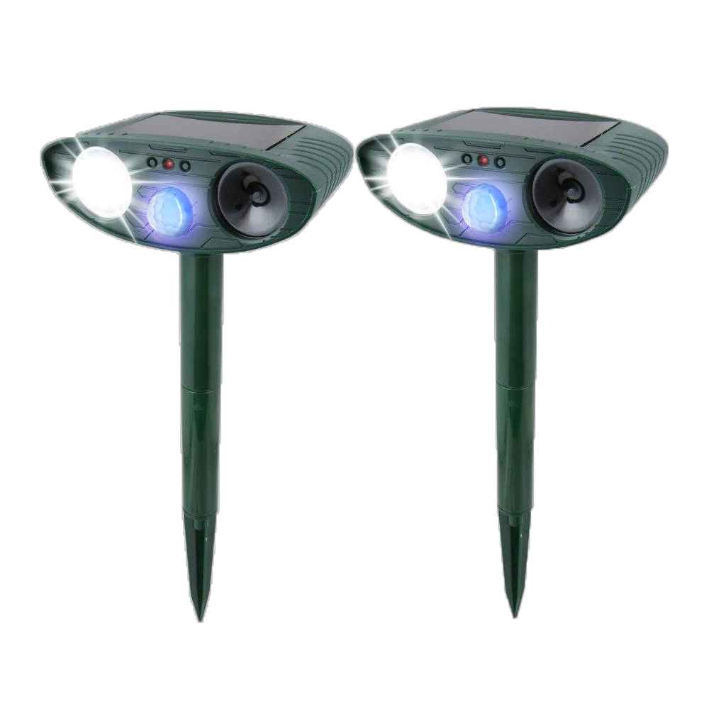 Ultrasonic Rabbit Repeller – Solar Powered and Flashing Light – Get Rid of Rabbits 7