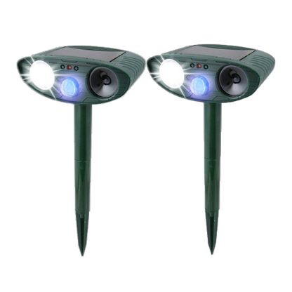 Ultrasonic Rabbit Repeller – Solar Powered and Flashing Light – Get Rid of Rabbits 7