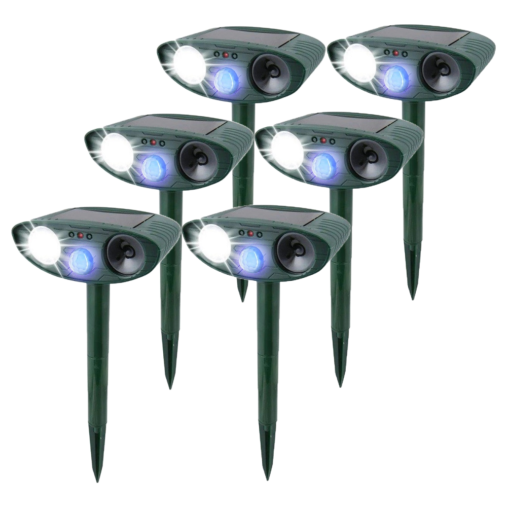 Ultrasonic Rabbit Repeller – Solar Powered and Flashing Light – Get Rid of Rabbits 9