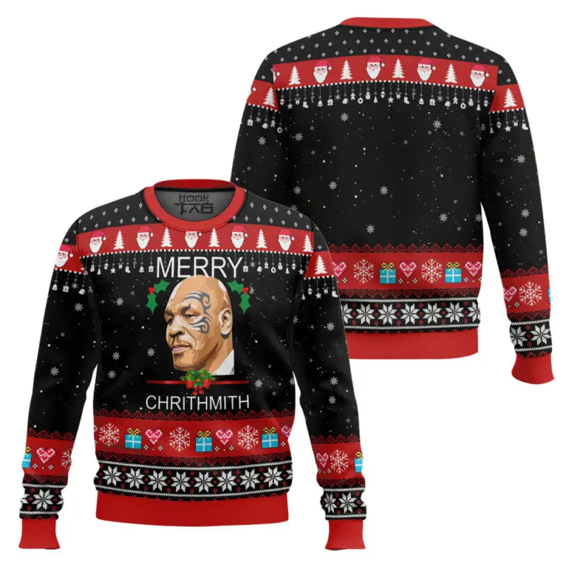 Unisex Christmas sweater with a fun print | Warm 2