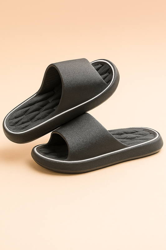 Unisex Open-Toe Flip-Flops | Soft Cushioned House Slippers 0