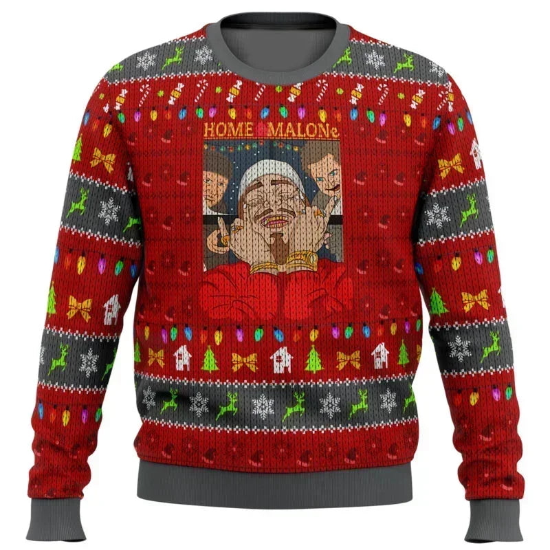 Unisex Printed Christmas Sweater | Warm 2