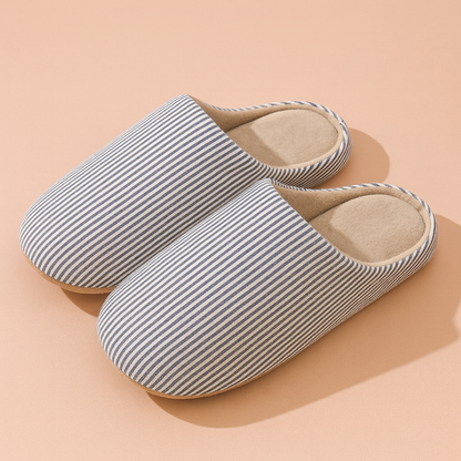 Unisex Striped Slippers for the Home | Comfortable Home Shoes 2