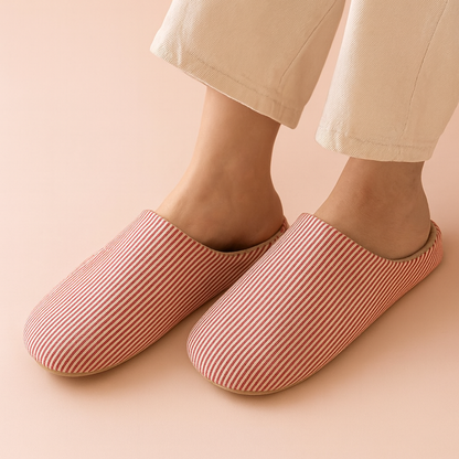 Unisex Striped Slippers for the Home | Comfortable Home Shoes 5