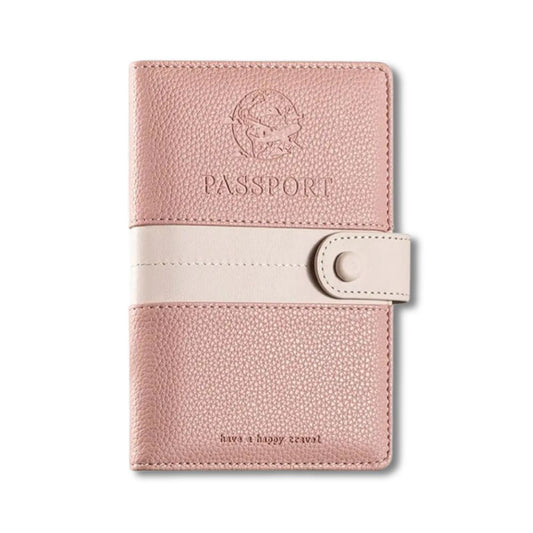 Tallulah | Light Faux Leather Passport Holder Travel Wallet 1