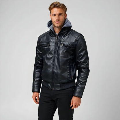 Liam | Bold & Stylish Men's Biker Jacket-6