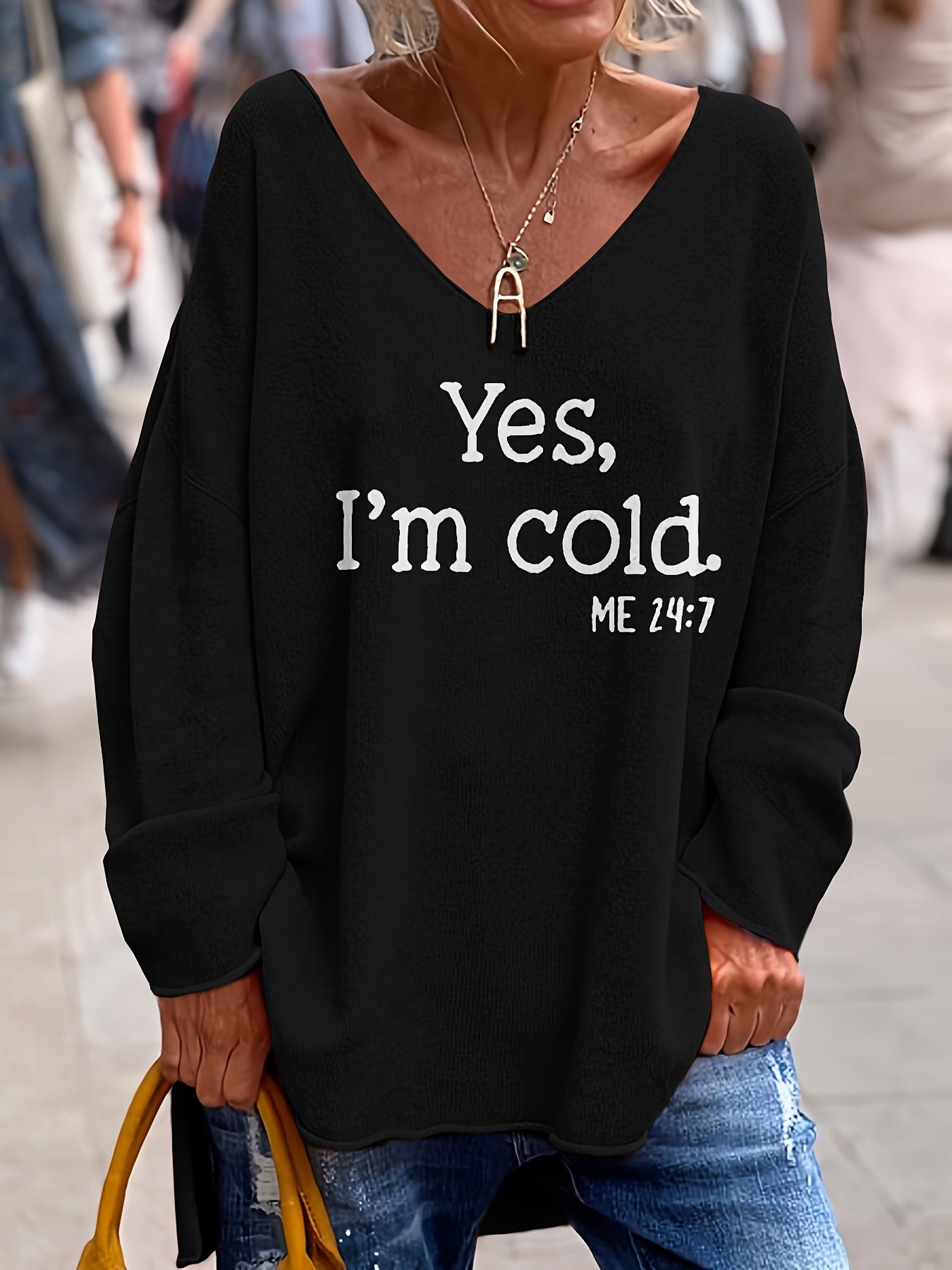 Valerie | Women's Casual V-Neck Sweater | Plus Size 2