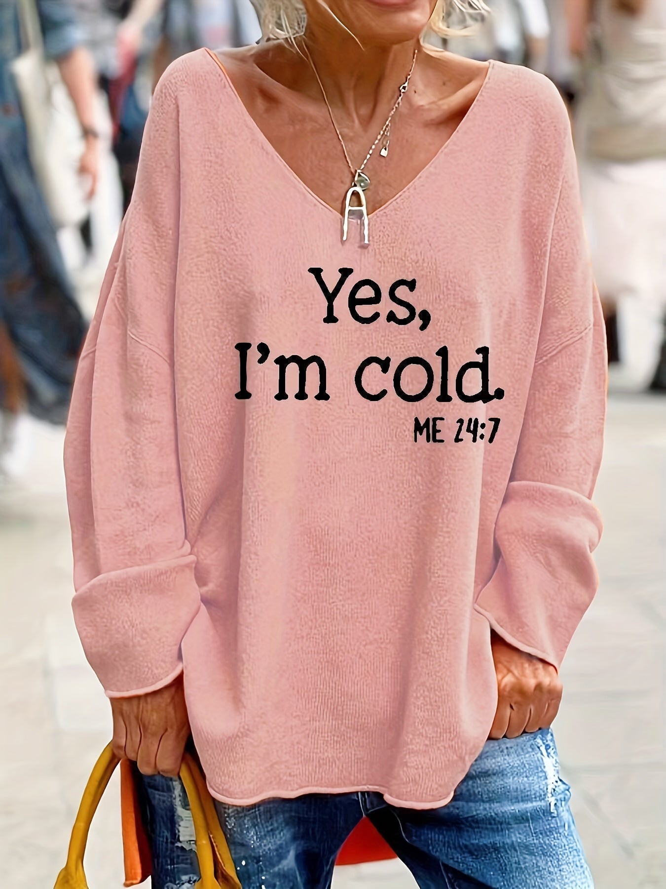 Valerie | Women's Casual V-Neck Sweater | Plus Size 3