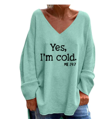 Valerie | Women's Casual V-Neck Sweater | Plus Size 8