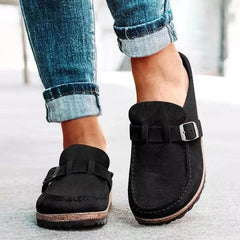 LYNN | Retro Slip on Shoes-3