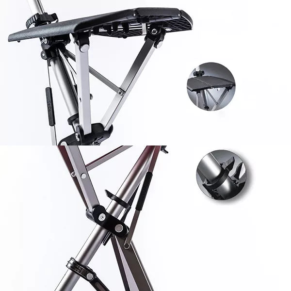 Walking Stick with Seat - Portable Folding Cane Chair for On-the-Go Comfort | Mobility Support 4