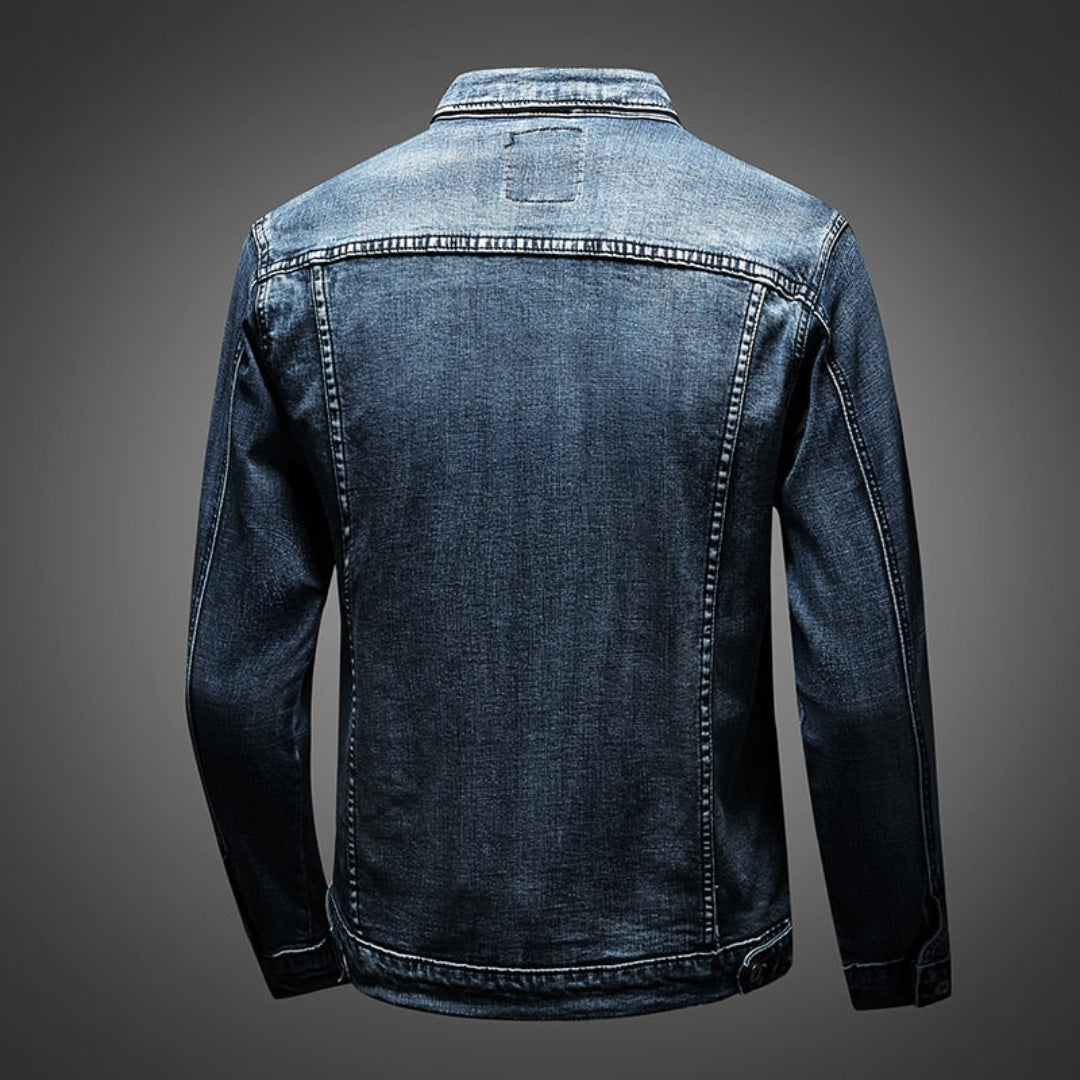 Warm long-sleeved jacket for men | Button down 1