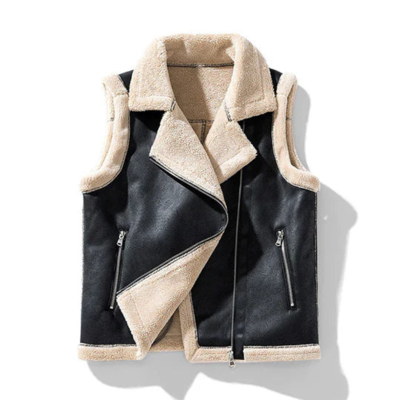 Warm vintage vest for women | Sleeveless 2