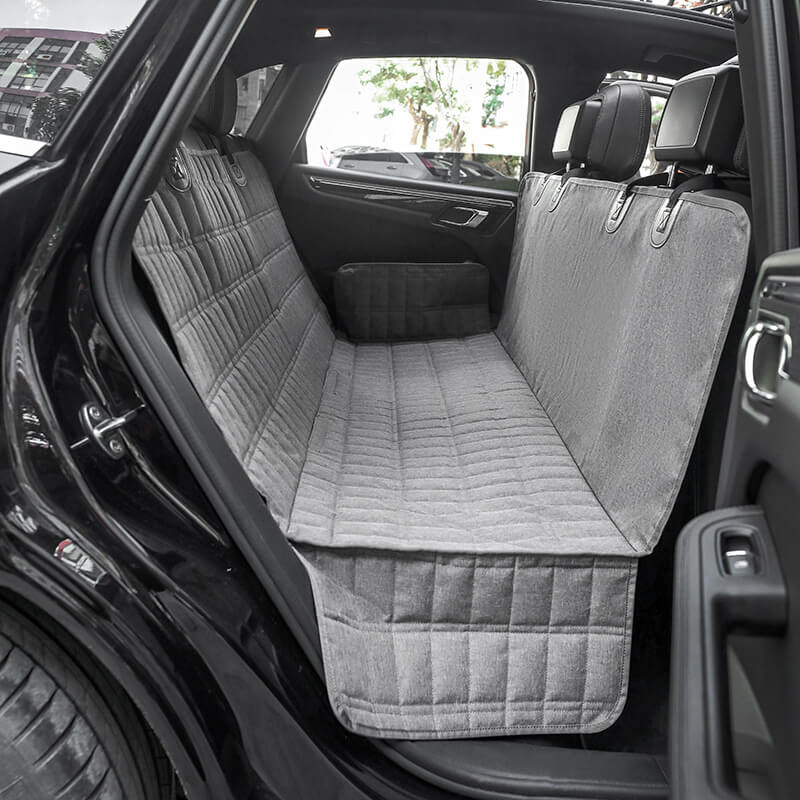 Waterproof Dog Car Seat Cover with Mesh Window 0