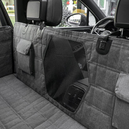 Waterproof Dog Car Seat Cover with Mesh Window 3