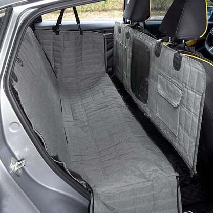 Waterproof Dog Car Seat Cover with Mesh Window 5