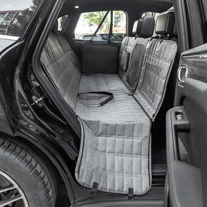 Waterproof Dog Car Seat Cover with Mesh Window 7