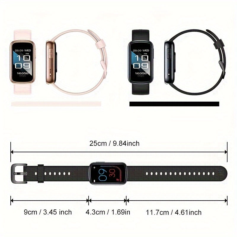 Waterproof smart watch with 7-day battery life and fast charging for fitness tracking 3