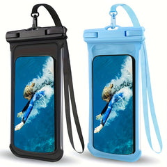 Waterproof telephone bag with neck belt for beach and travel-to-travel PVC smartphone cover for 20-32 cm devices 1