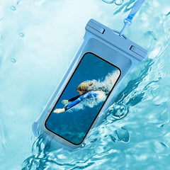 Waterproof telephone bag with neck belt for beach and travel-to-travel PVC smartphone cover for 20-32 cm devices 2